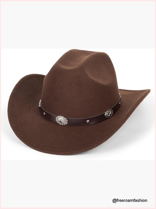 Cowboy Hat Women Rhinestone Tassel Western Cowgirl Hat Sparkly main image 4